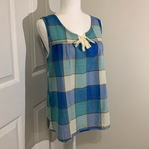 Toad & Co babydoll tassle tank